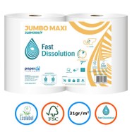 Χαρτί Υγείας Maxi Jumbo Fast Dissolution Paperdi