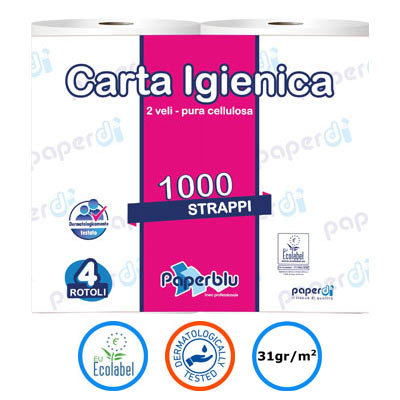 Χαρτί υγείας Paperblu 1000 Paperdi