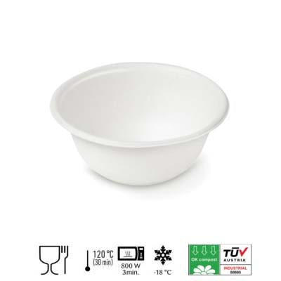 Bowl 250ml Sugarcane Brenta 520001 50 pieces 