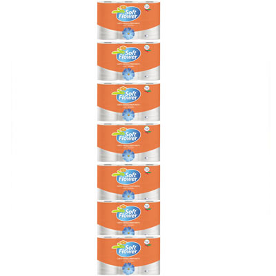 Χαρτί Υγείας Soft Flower SF64 Cartindustria Veneta 42 ρολά