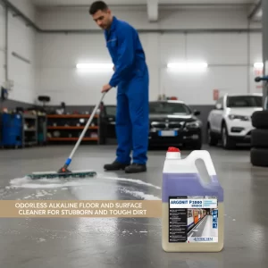 Άοσμο αλκαλικό καθαριστικό δαπέδων κι επιφανειών για επίμονες και δύσκολες βρωμιές