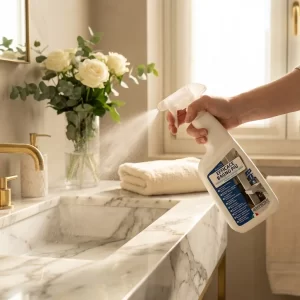 Έτοιμο προς χρήση καθαριστικό για καθημερινό καθαρισμό μπάνιων από μάρμαρο και φυσική πέτρα,