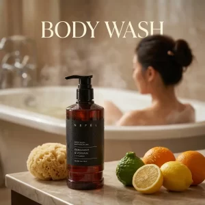 Nefel bergamot&vervain body wash 480ml