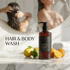 Nefel bergamot&vervain hair&body wash 480ml